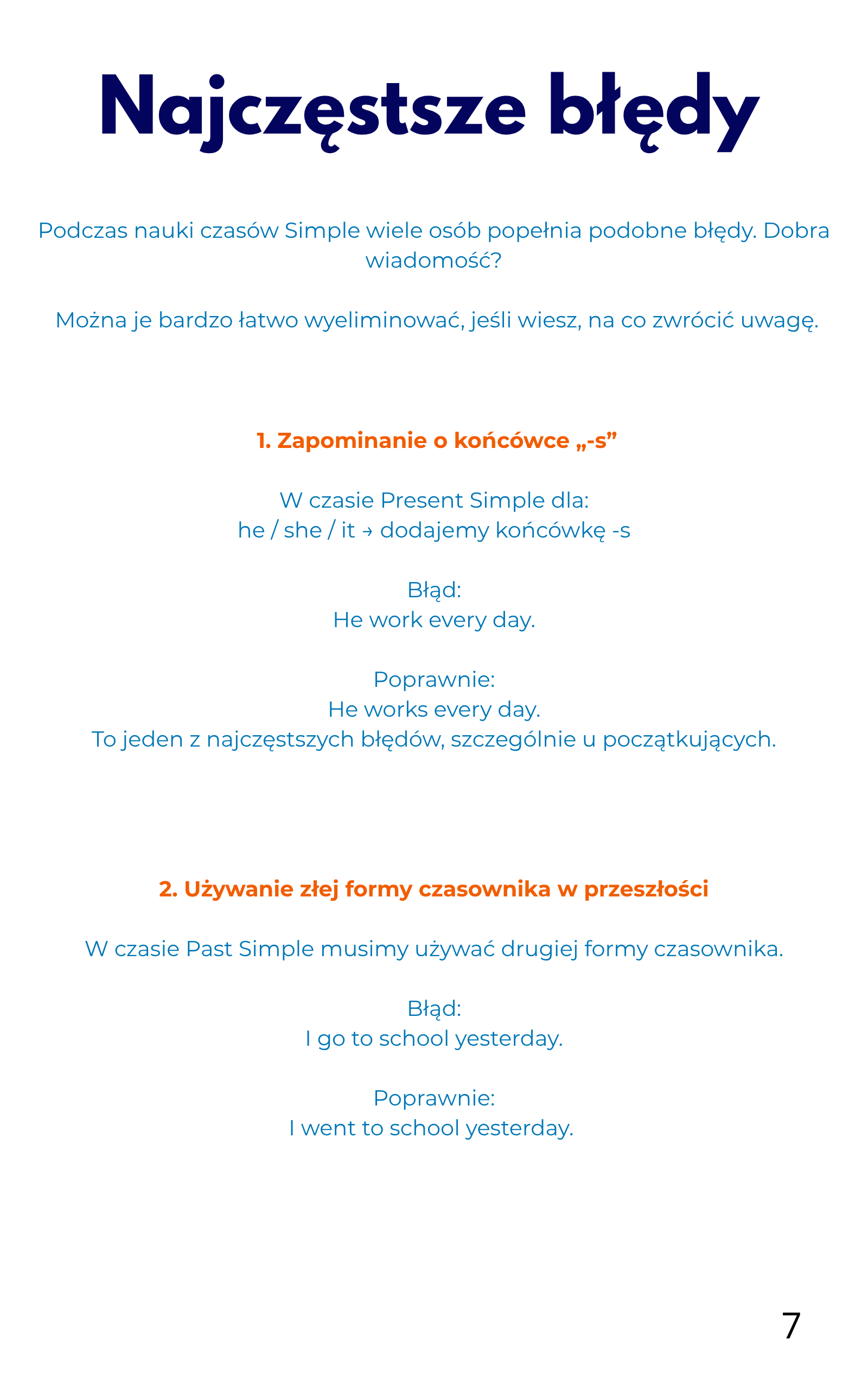 Wszystkie czasy Simple - e-book