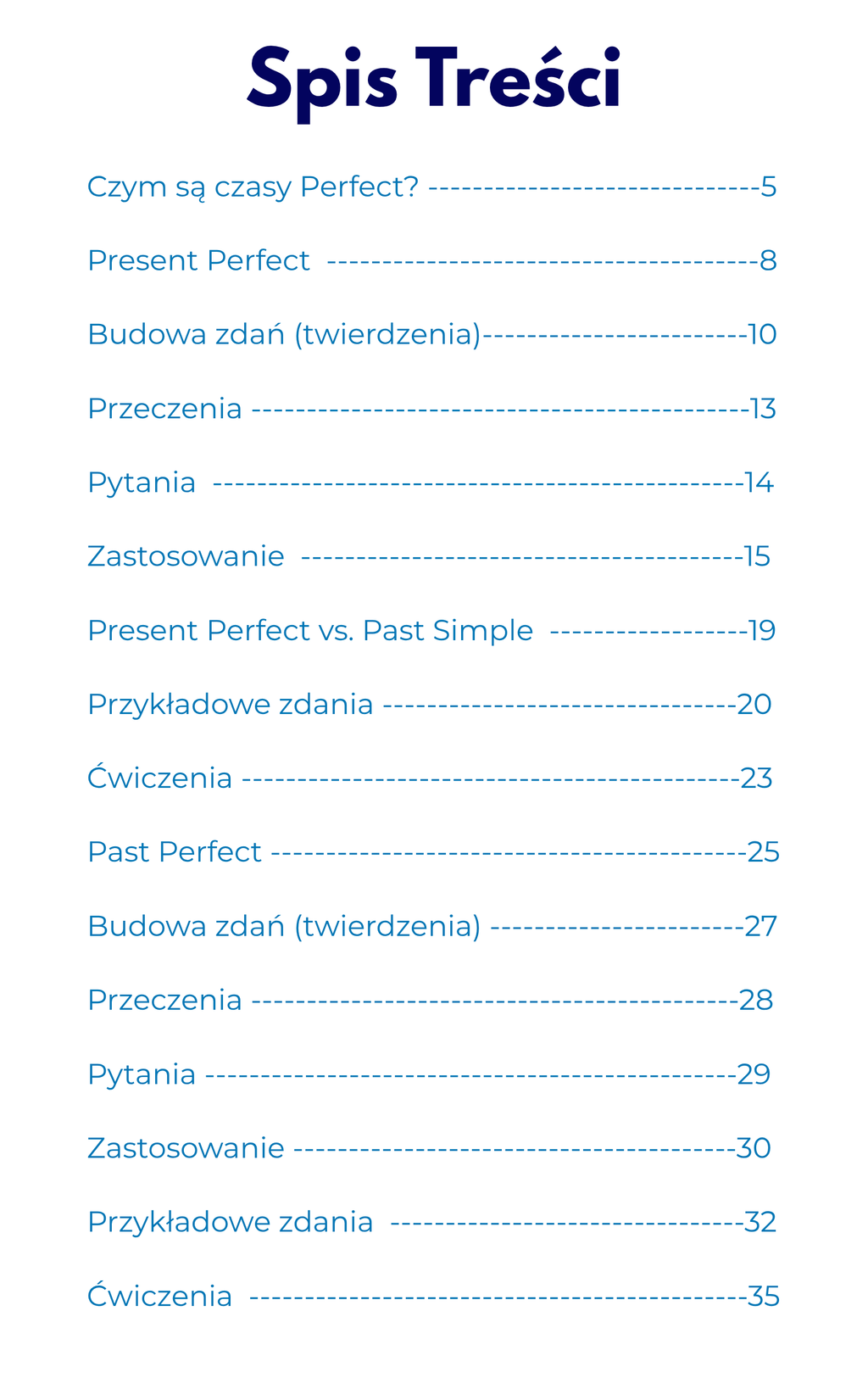 Wszystkie czasy Perfect - e-book.