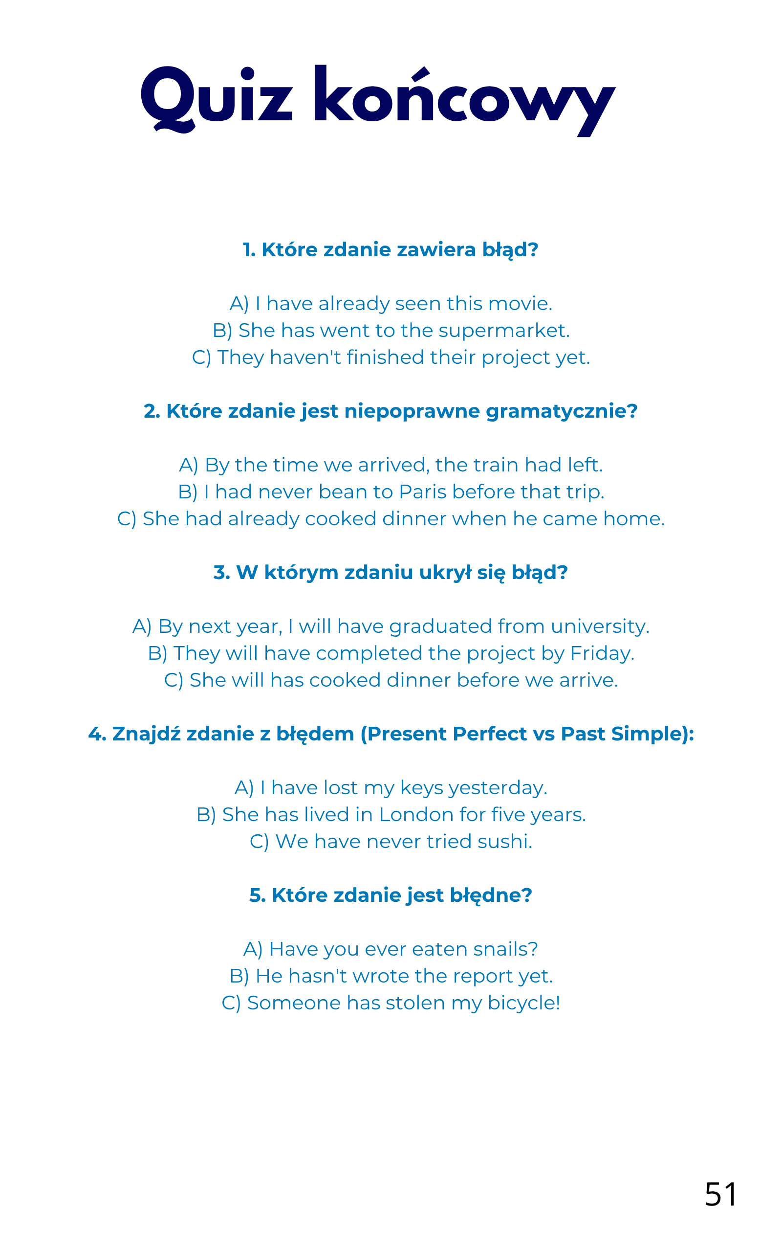 Wszystkie czasy Perfect - e-book.