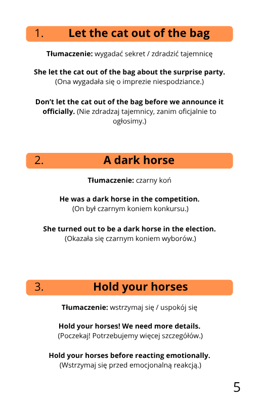 Szalone Angielskie Idiomy - e-book.